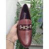 MOCASÍN BURDEOS PIEL - PITILLOS