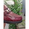 MOCASÍN BURDEOS PIEL - PITILLOS