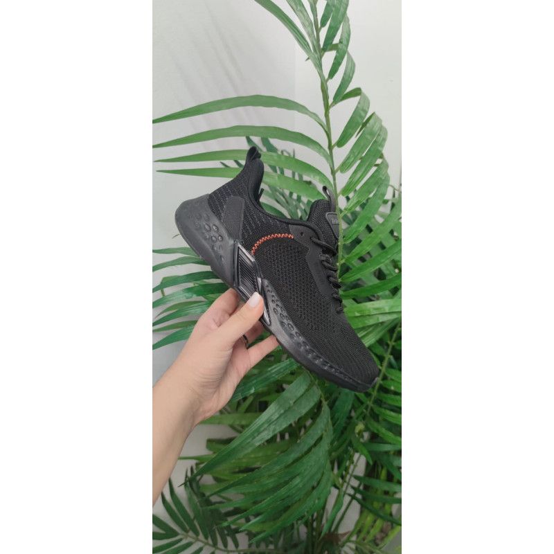 DEPORTIVA NEGRA TEXTIL - REFRESH