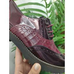 OXFORD ZAPATO BURDEOS