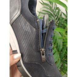 DEPORTIVA PIEL MARINO CON CREMLLAERA