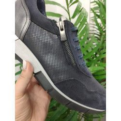 DEPORTIVA PIEL MARINO CON CREMLLAERA