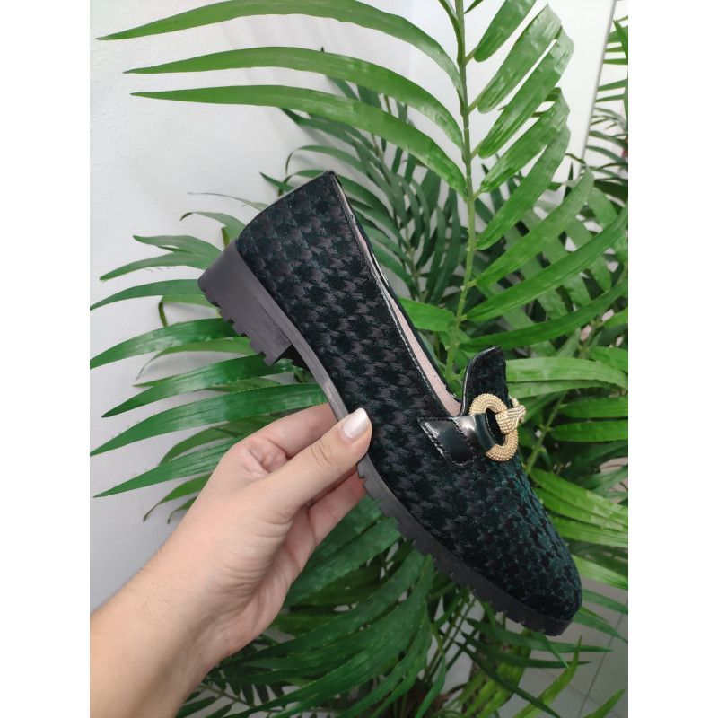 MOCASÍN PATA DE GALLO KAKI MILITAR