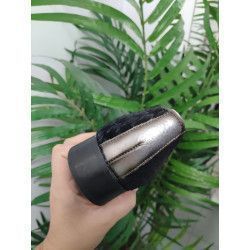 MOCASÍN PATA DE GALLO NEGRO