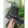 BOTA ELASTICO CON PLATAFORMA NEGRO