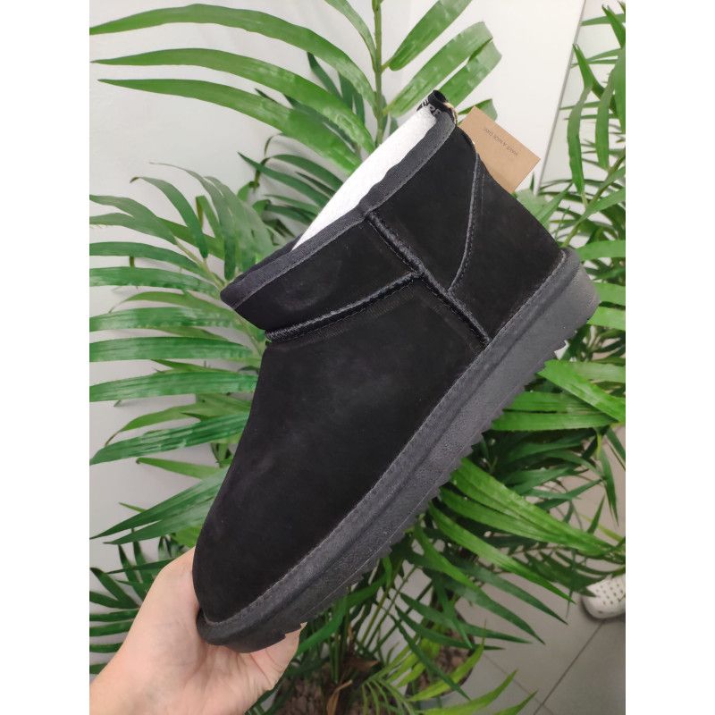 BOTA DE PELO BAJA NEGRA