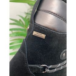 BOTA DE PELO COLOR PLATINO impermeable