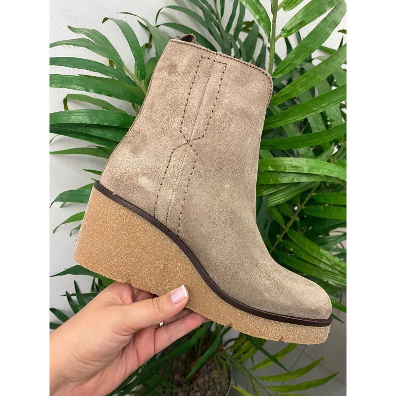 BOTÍN SERRAJE COCO DUÑA 6CM