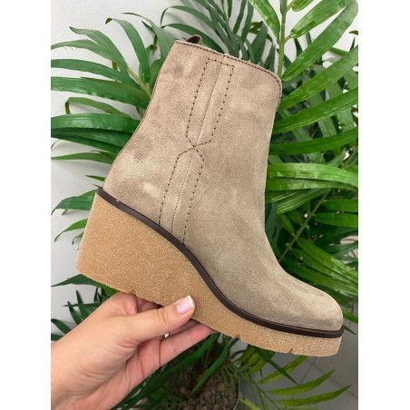 BOTÍN SERRAJE COCO DUÑA 6CM