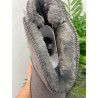 BOTA DOBLE PISO GRIS PELO