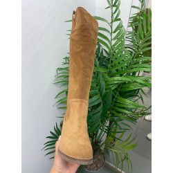 BOTA ALTA SERRAJE CUERO