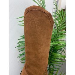 BOTA ALTA COWBOY SERRAJE CUERO