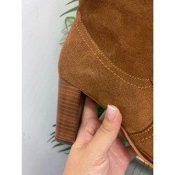 BOTA ALTA COWBOY SERRAJE CUERO