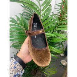 ZAPATO SRA TEXTIL CAMEL