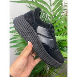 KANGAROOS - DEPORTIVO ELÁSTICO NEGRO