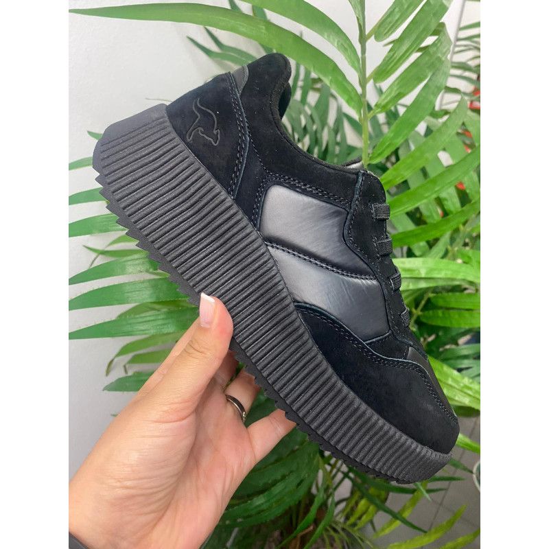 KANGAROOS - DEPORTIVO ELÁSTICO NEGRO