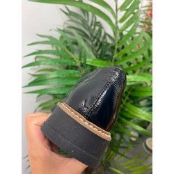 PITILLOS ZAPATO NEGRO PIEL