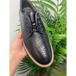 PITILLOS ZAPATO NEGRO PIEL