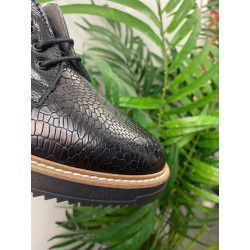 PITILLOS ZAPATO NEGRO PIEL