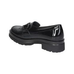 PITILLOS MOCASÍN NEGRO PIEL