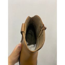 BOTÍN 7CM - piel CON CREMALLERA