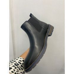 BOTÍN HOMBRE NEGRO ELÁSTICO