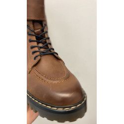 MILITAR CUERO PIEL - CON CREMALLERA