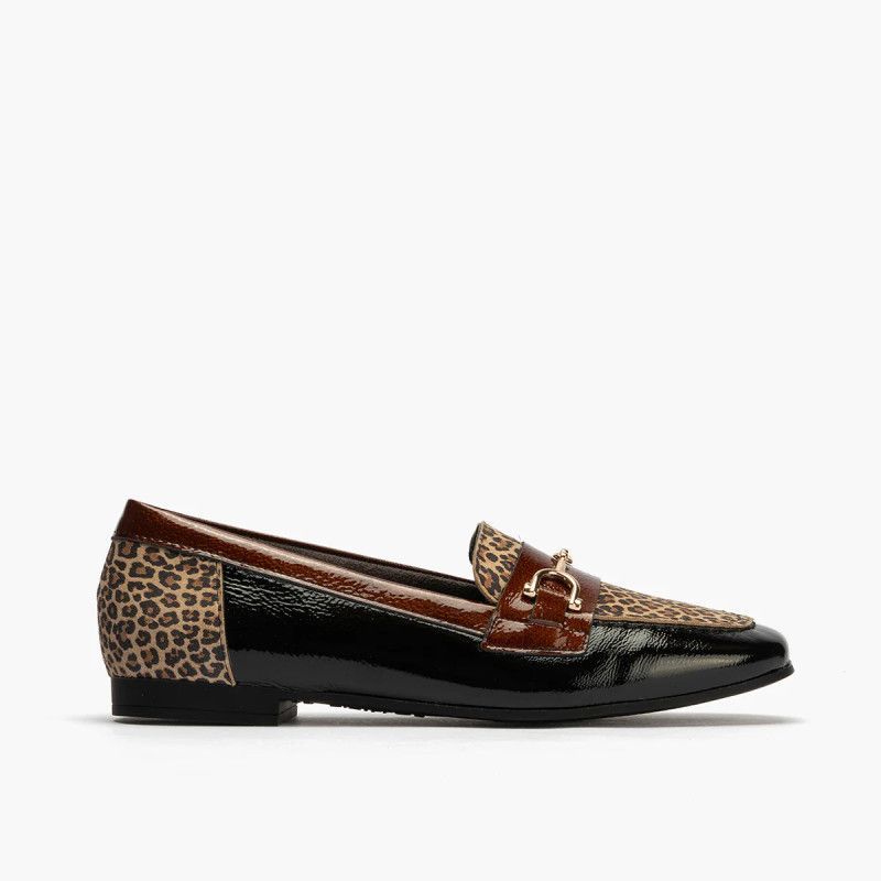 MOCASÍN LEOPARDO PITILLOS