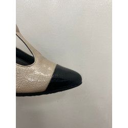 Zapato estilo Chanel en piel – Tacón 4,5 cm elegante y cómodo