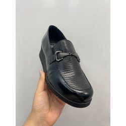 MOCASÍN DE CUÑA PIEL - VALERIAS