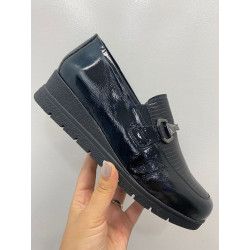 MOCASÍN DE CUÑA PIEL - VALERIAS