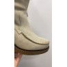 BOTA CUÑA- PELO BLANCO
