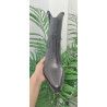 BOTÍN COWBOY PIEL NEGRA 8CM