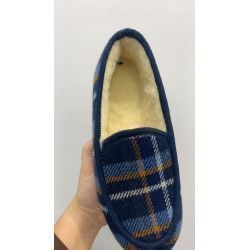 ZAPATILLA DE ANDAR POR CASA PELITO azul