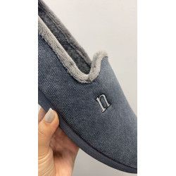 ZAPATILLA DE ANDAR POR CASA PELITO GRIS
