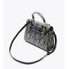 BOLSO ANIMAL PRINT MARINO