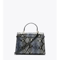 BOLSO ANIMAL PRINT MARINO