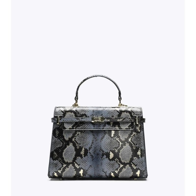 BOLSO ANIMAL PRINT MARINO