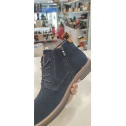 BOTA CON CREMALLERA MARINO