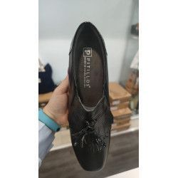 Mocasín Pitillos con borlas – Tacón 6 cm y puntera cuadrada