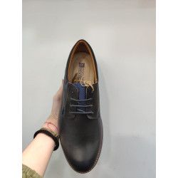 ZAPATO DE PIEL MARINO