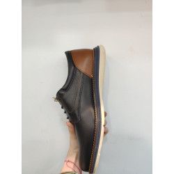 ZAPATO DE PIEL MARINO