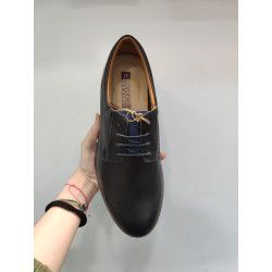 ZAPATO DE PIEL MARINO