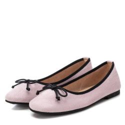 BAILARINA LILA CON LAZO NEGRO